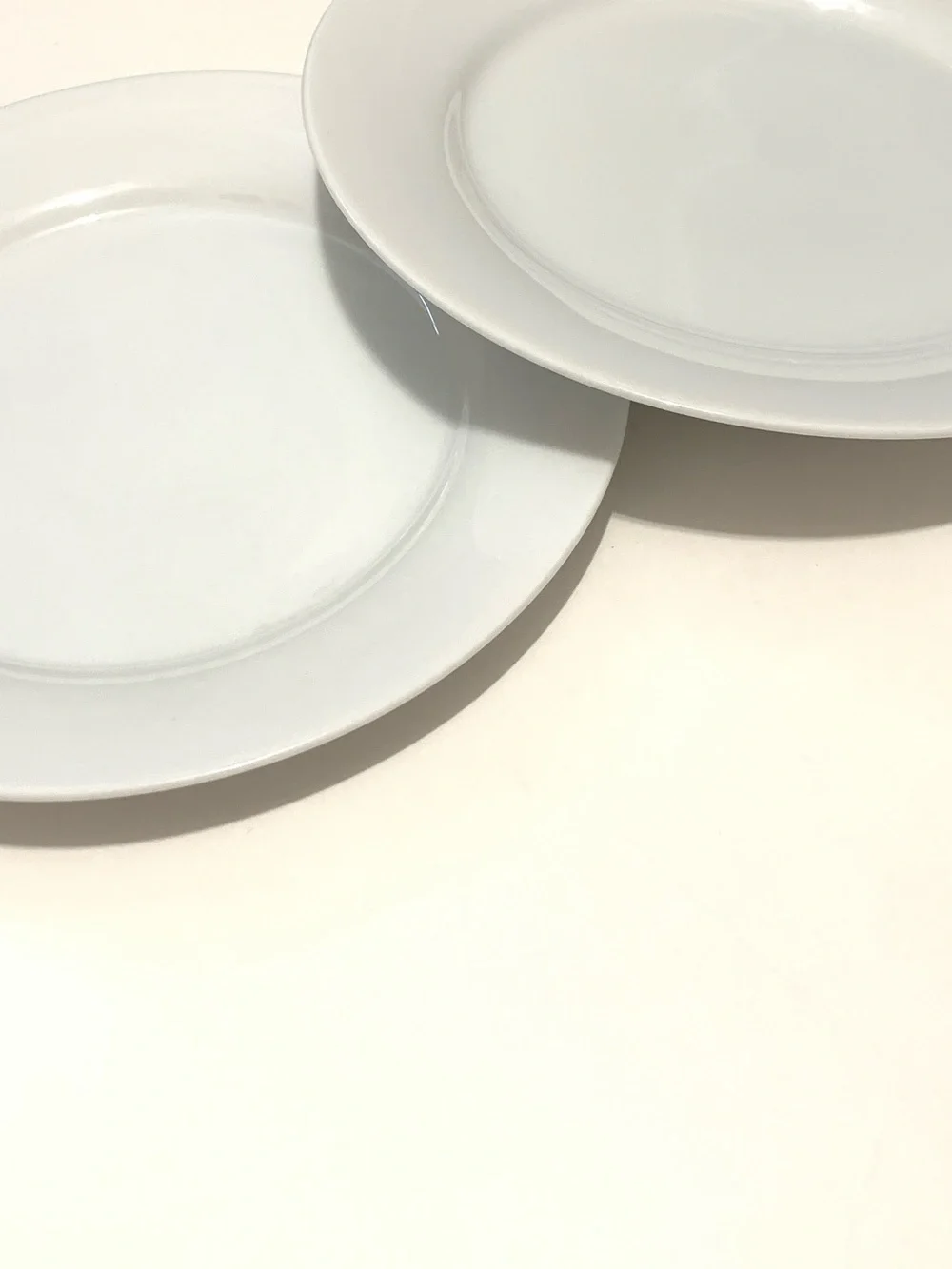 Crate&Barrel White Plates - Set of Two